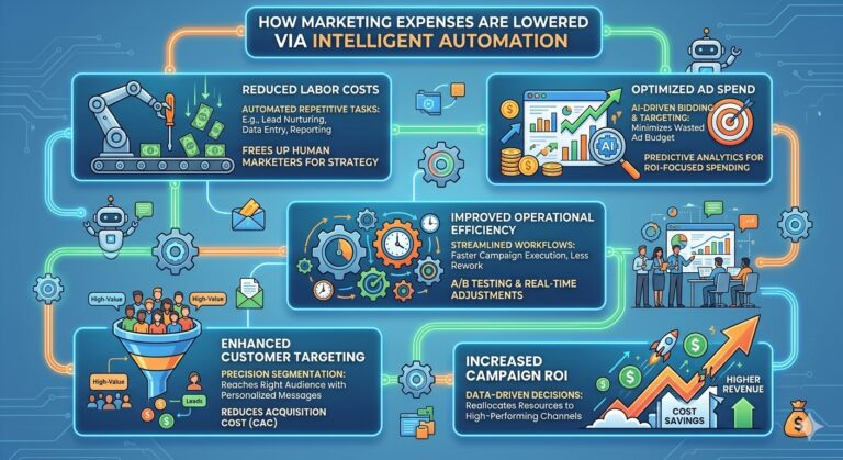 How Marketing Expenses Are Lowered via Intelligent Automation