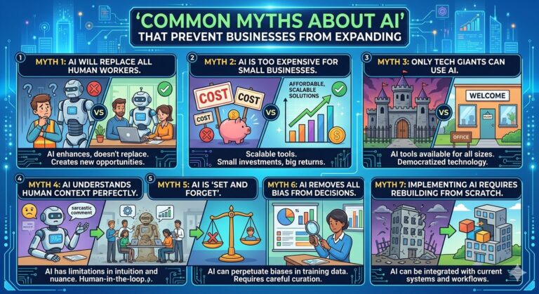 Common Myths About AI That Prevent Businesses from Expanding