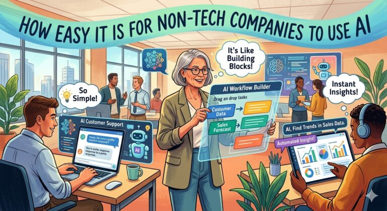 How Easy It Is for Non-Tech Companies to Use AI