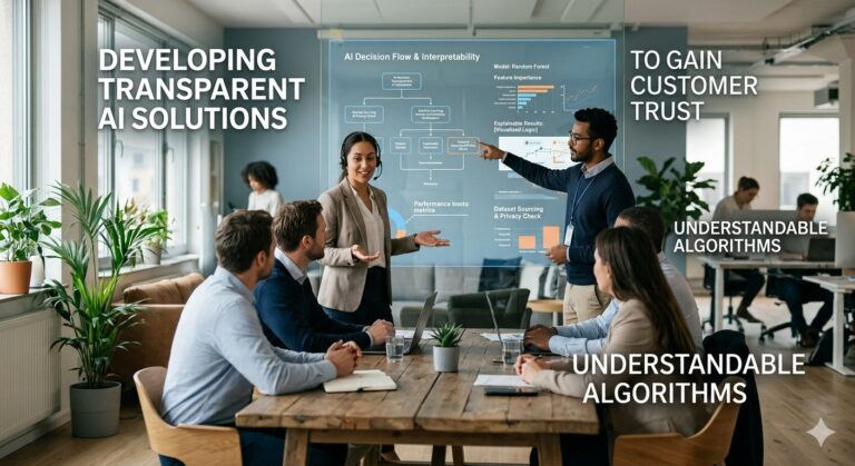 Developing Transparent AI Solutions to Gain Customer Trust