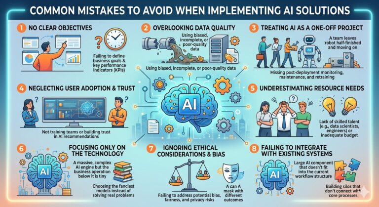 Common Mistakes to Avoid When Implementing AI Solutions
