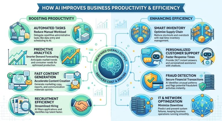 How AI Improves Business Productivity and Efficiency