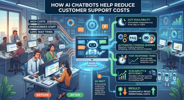 How AI Chatbots Help Reduce Customer Support Costs