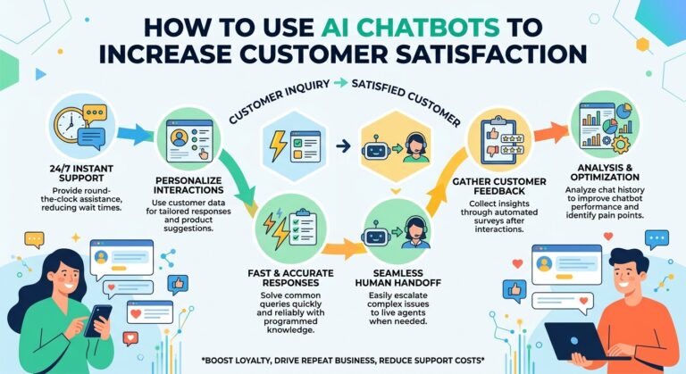 How to Use AI Chatbots to Increase Customer Satisfaction